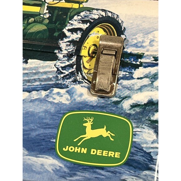 John Deere Tractor Tin Lunch Box Reproduction for Decorative Use and Storage - Picture 6 of 12